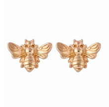 Load image into Gallery viewer, Bumble bee stud earrings
