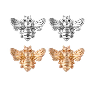 Bumble bee stud earrings