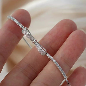 Bow bracelet ( Silver)