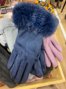 Luxury Gloves (navy)