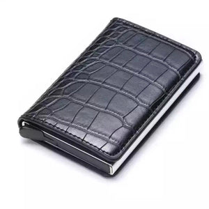 Unisex wallet (Black croc)