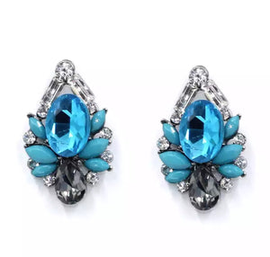 Oscar earrings (Blue)