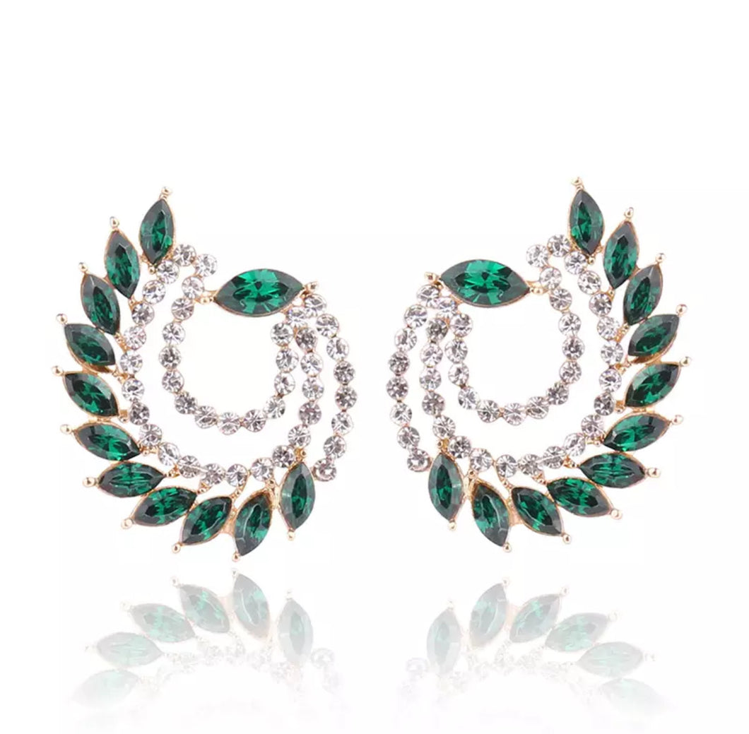 Cali earrings (Green)