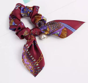 Scarf Scrunchie (Burgundy)